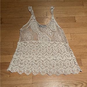INC Crochet Tank Top